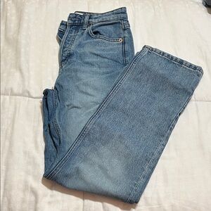 Reformation Cynthia Stretch High Rise Straight Jeans